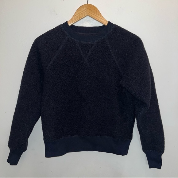 Everlane ReNew Fleece Raglan Sweatshirt Women’s Size Extra Small - Picture 1 of 7